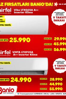 Banio Yapı Market İndirim Kataloğu
