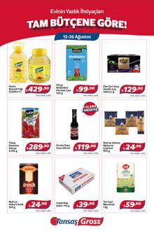 Tansaş Gross İndirim Kataloğu
