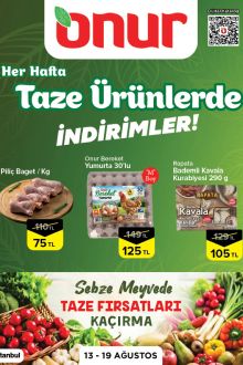 Onur Market İndirim Kataloğu