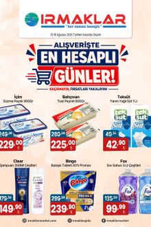 Irmaklar Market İndirim Kataloğu