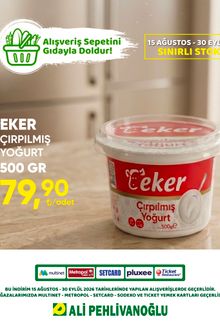 Alipehlivanoğlu İndirim Broşürü
