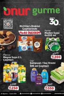Onur Market İndirim Kataloğu