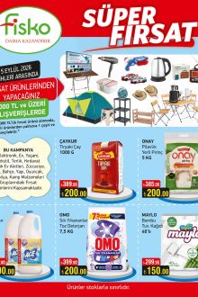 Fiskomar İndirim Broşürü