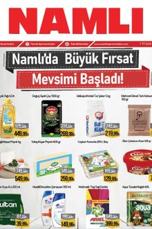 Namlı Market İndirim Kataloğu