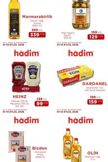 Hadim Market İndirim Broşürü
