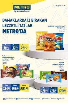 Metro - Damaklarda İz Bırakan Lezzetli Tatlar Kataloğu