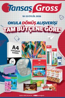 Tansaş Gross İndirim Kataloğu
