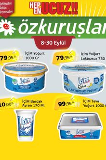 Özkuruşlar Market İndirim Kataloğu