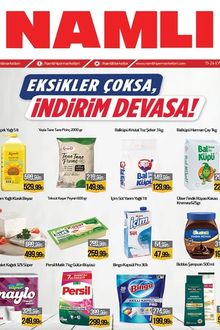 Namlı Market İndirim Broşürü