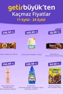 Getir İndirim Kataloğu