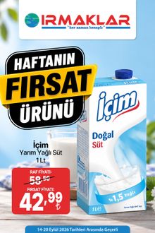Irmaklar Market İndirim Kataloğu