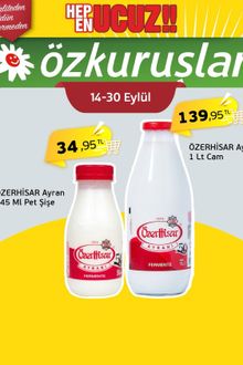 Özkuruşlar Market İndirim Kataloğu