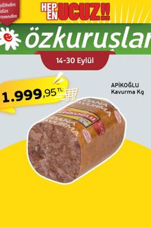 Özkuruşlar Market İndirim Kataloğu