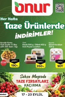 Onur Market İndirim Kataloğu