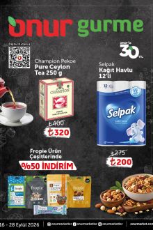 Onur Market İndirim Kataloğu