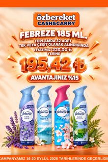 Özbereket İndirim Broşürü