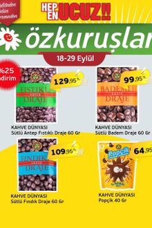 Özkuruşlar Market İndirim Kataloğu