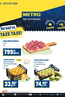 Metro - Taze Ürünler Kataloğu