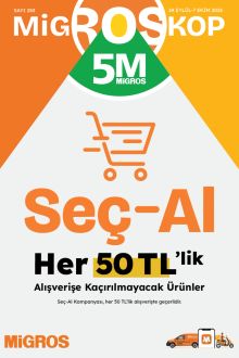 Migros 5M İndirim Kataloğu