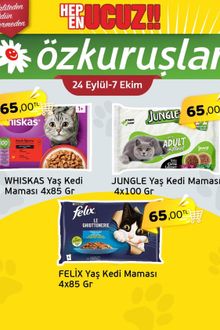 Özkuruşlar Market İndirim Kataloğu