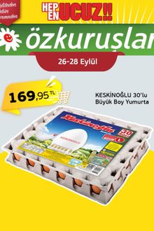 Özkuruşlar Market İndirim Kataloğu