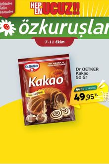 Özkuruşlar Market İndirim Kataloğu