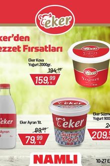 Namlı Market İndirim Broşürü