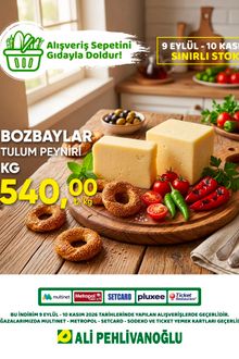 Alipehlivanoğlu İndirim Broşürü