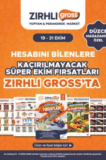 Zırhlıoğlu Gıda İndirim Kataloğu