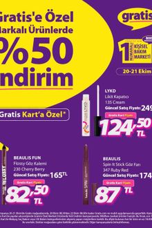 Gratis İndirim Broşürü
