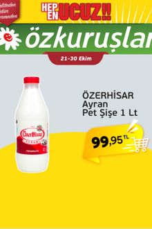 Özkuruşlar Market İndirim Kataloğu