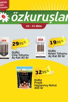 Özkuruşlar Market İndirim Kataloğu