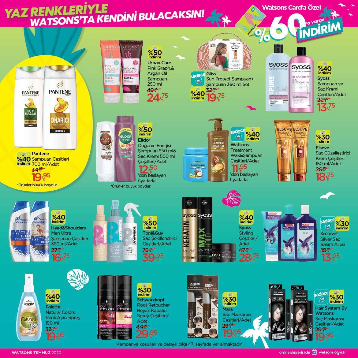 Watsons 29 Haziran 30 Temmuz Brosuru