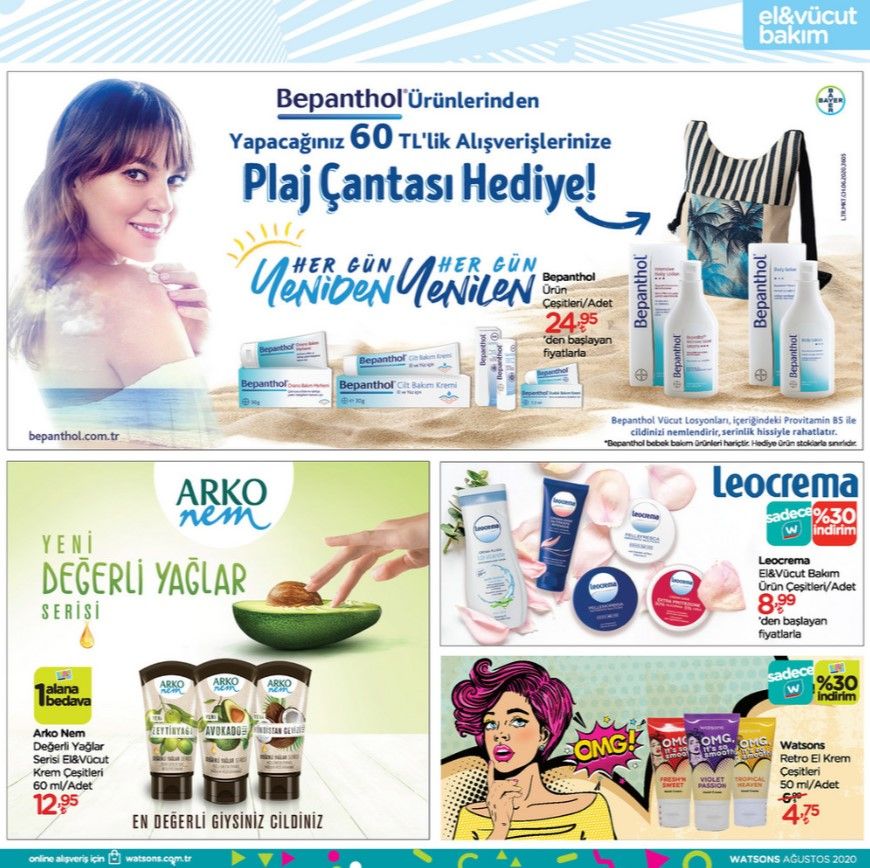 Watsons 1 Agustos 30 Agustos Brosuru