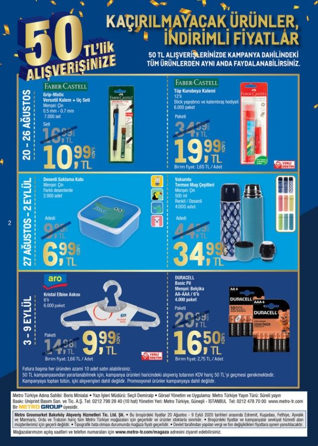 Metro Tr 20 Agustos 9 Eylul Brosuru