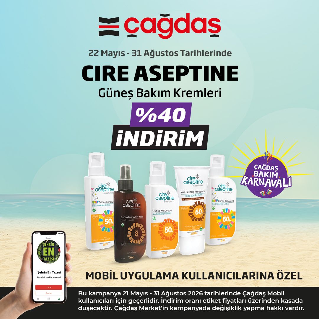 Çağdaş marketler 22 Mayıs 2026 Aktüel Kataloğu Sayfa 1