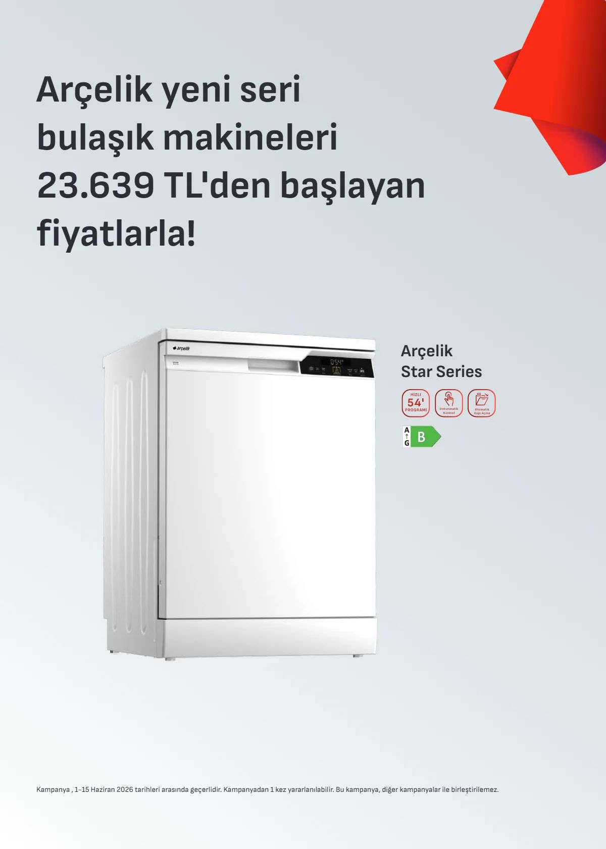 Arçelik 1 Haziran 2026 Aktüel Kataloğu Sayfa 34