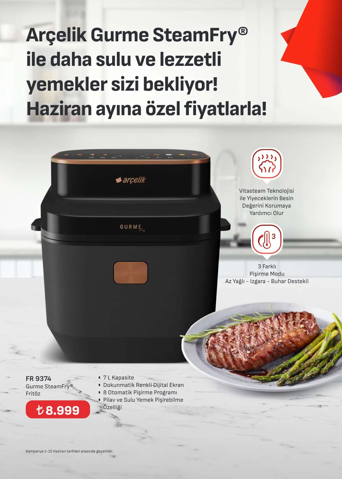Arçelik 1 Haziran 2026 Aktüel Kataloğu Sayfa 51