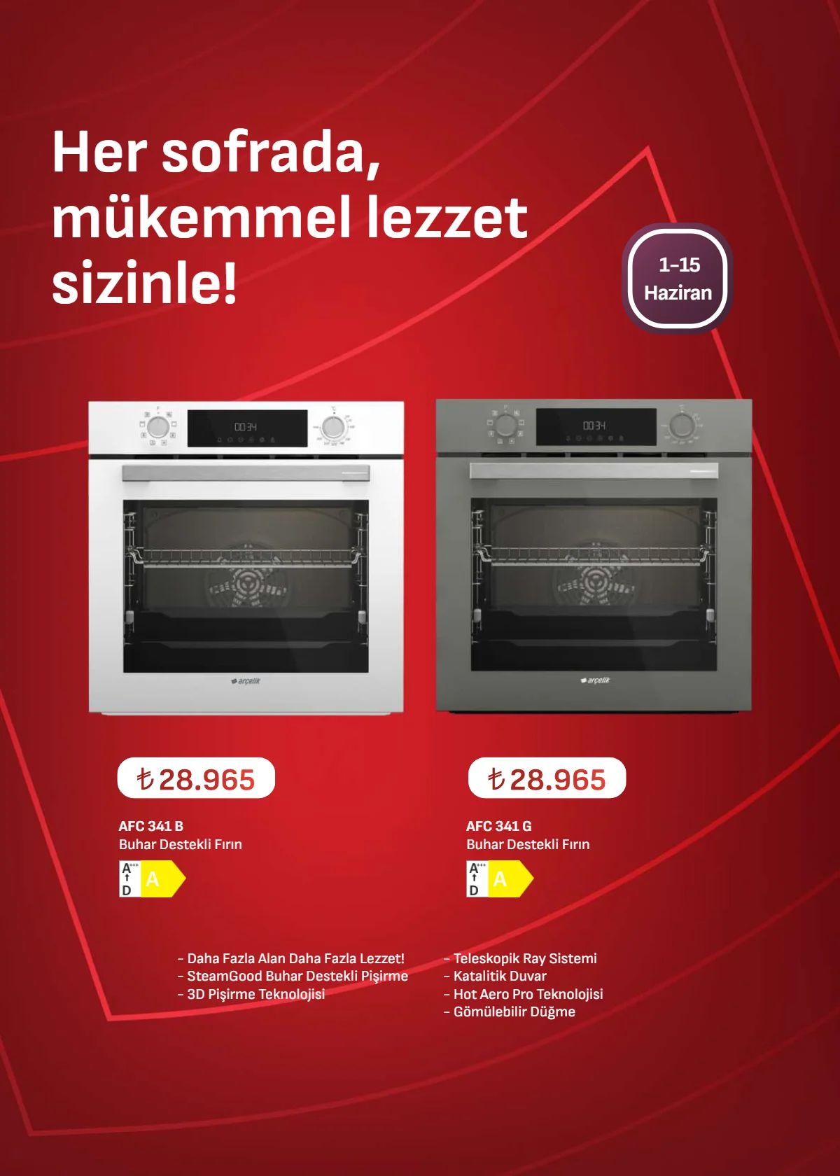 Arçelik 1 Haziran 2026 Aktüel Kataloğu Sayfa 21