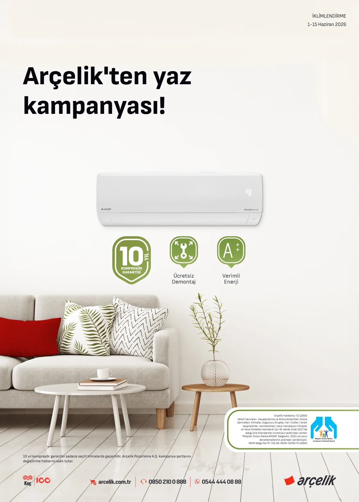 Arçelik 1 Haziran 2026 Aktüel Kataloğu Sayfa 1