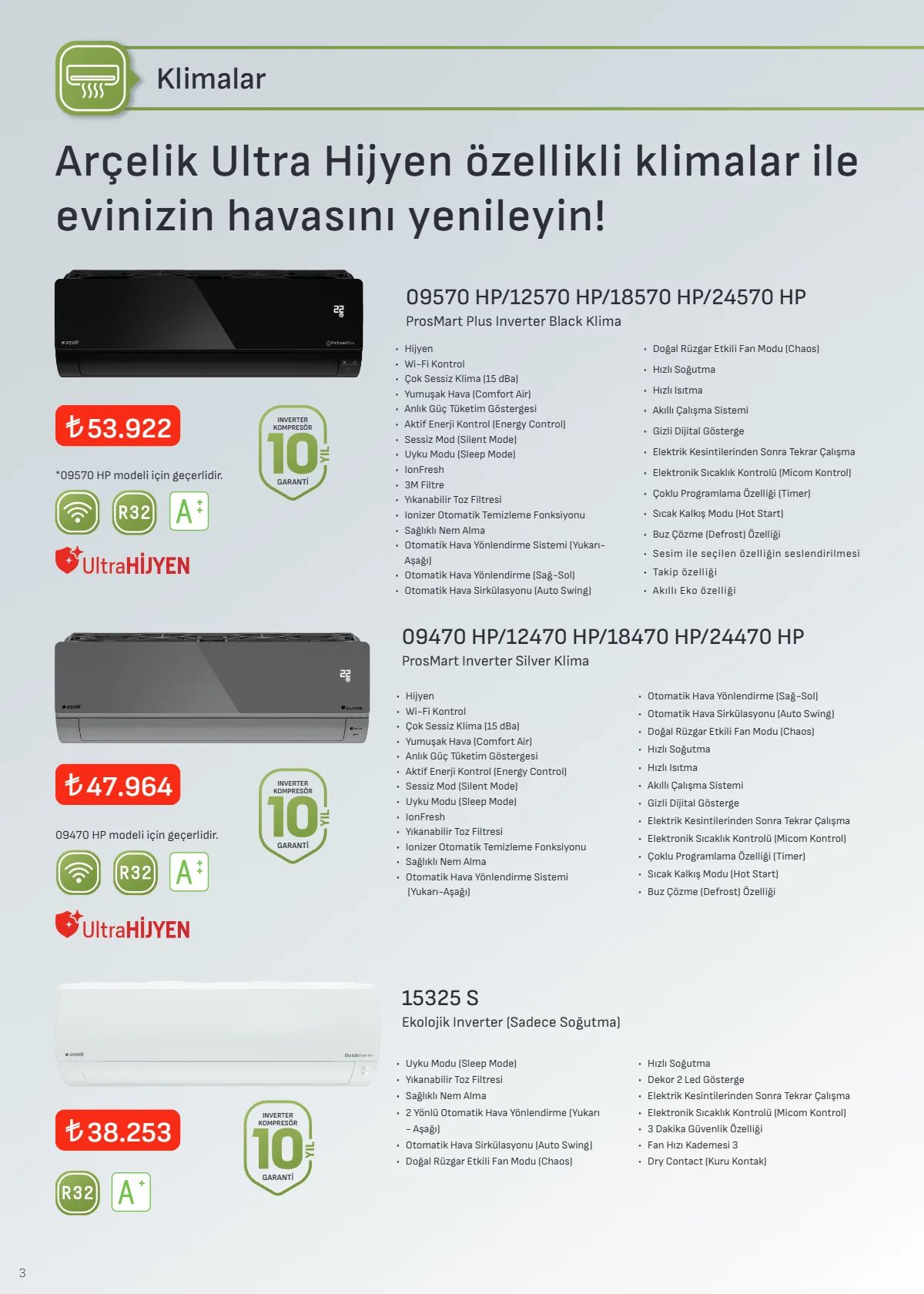 Arçelik 1 Haziran 2026 Aktüel Kataloğu Sayfa 3