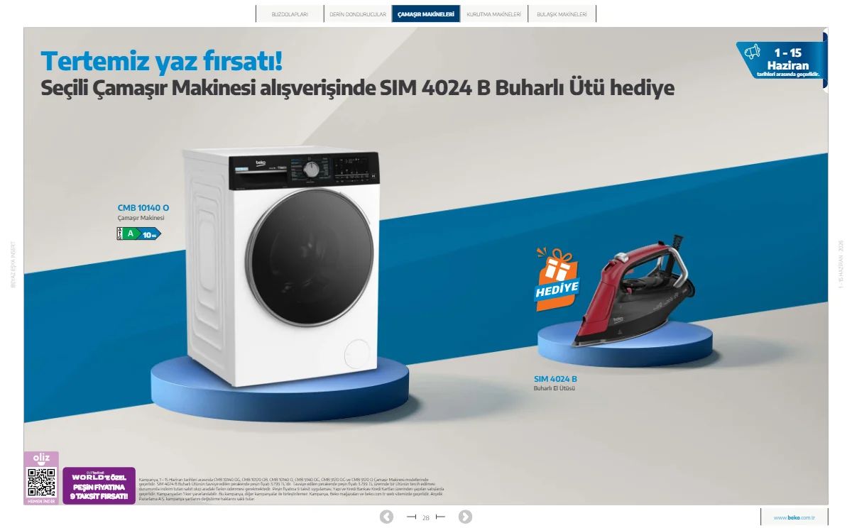 Beko 1 Haziran 2026 Aktüel Kataloğu Sayfa 28