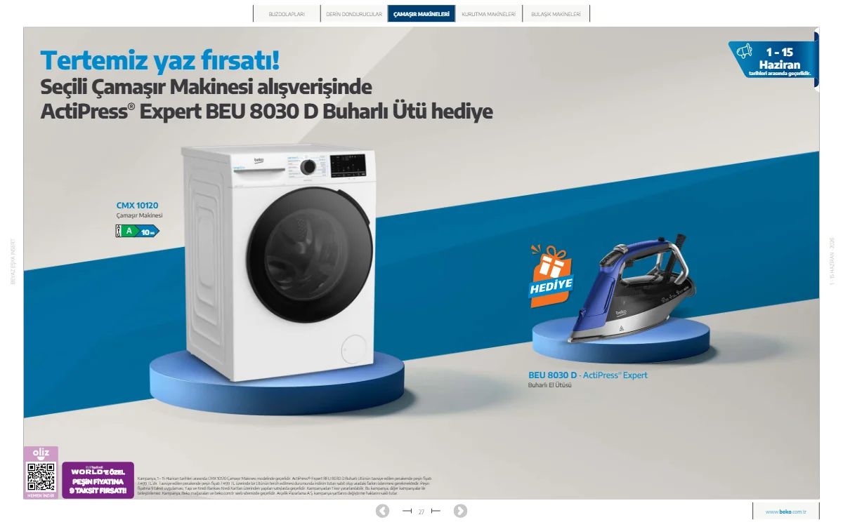 Beko 1 Haziran 2026 Aktüel Kataloğu Sayfa 27