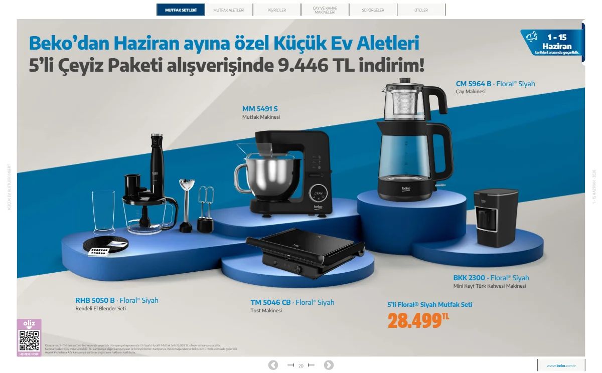Beko 1 Haziran 2026 Aktüel Kataloğu Sayfa 20