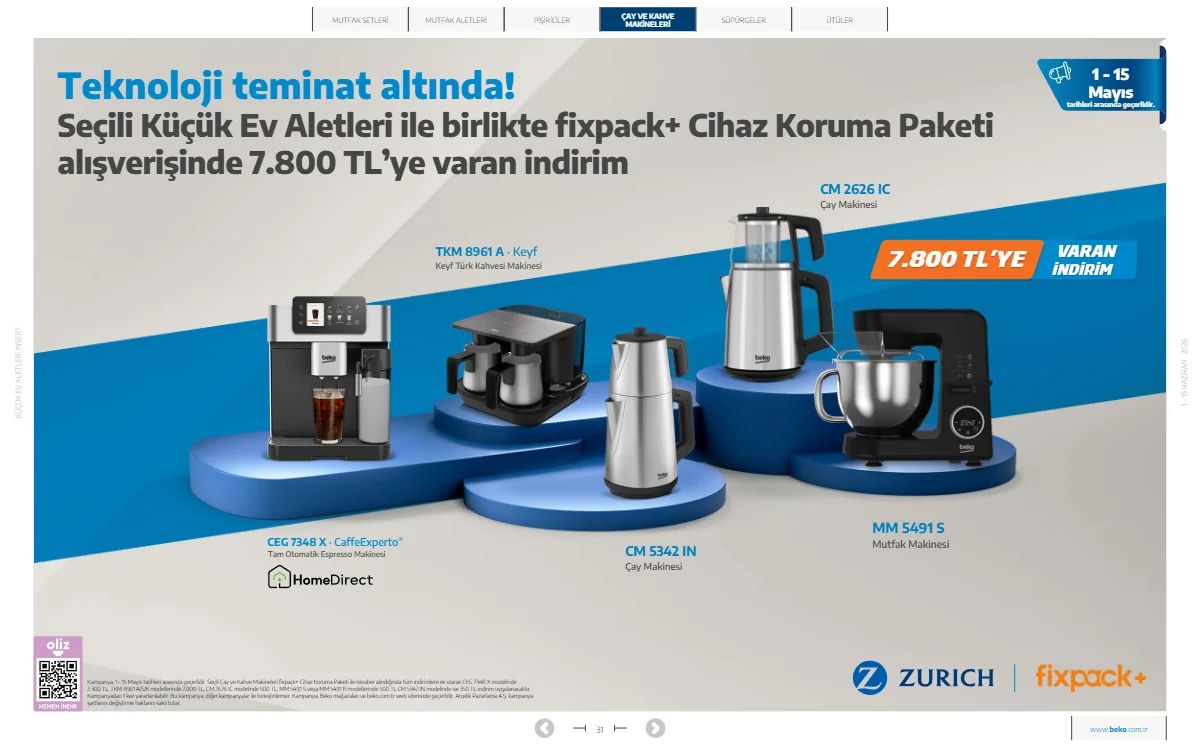 Beko 1 Haziran 2026 Aktüel Kataloğu Sayfa 31
