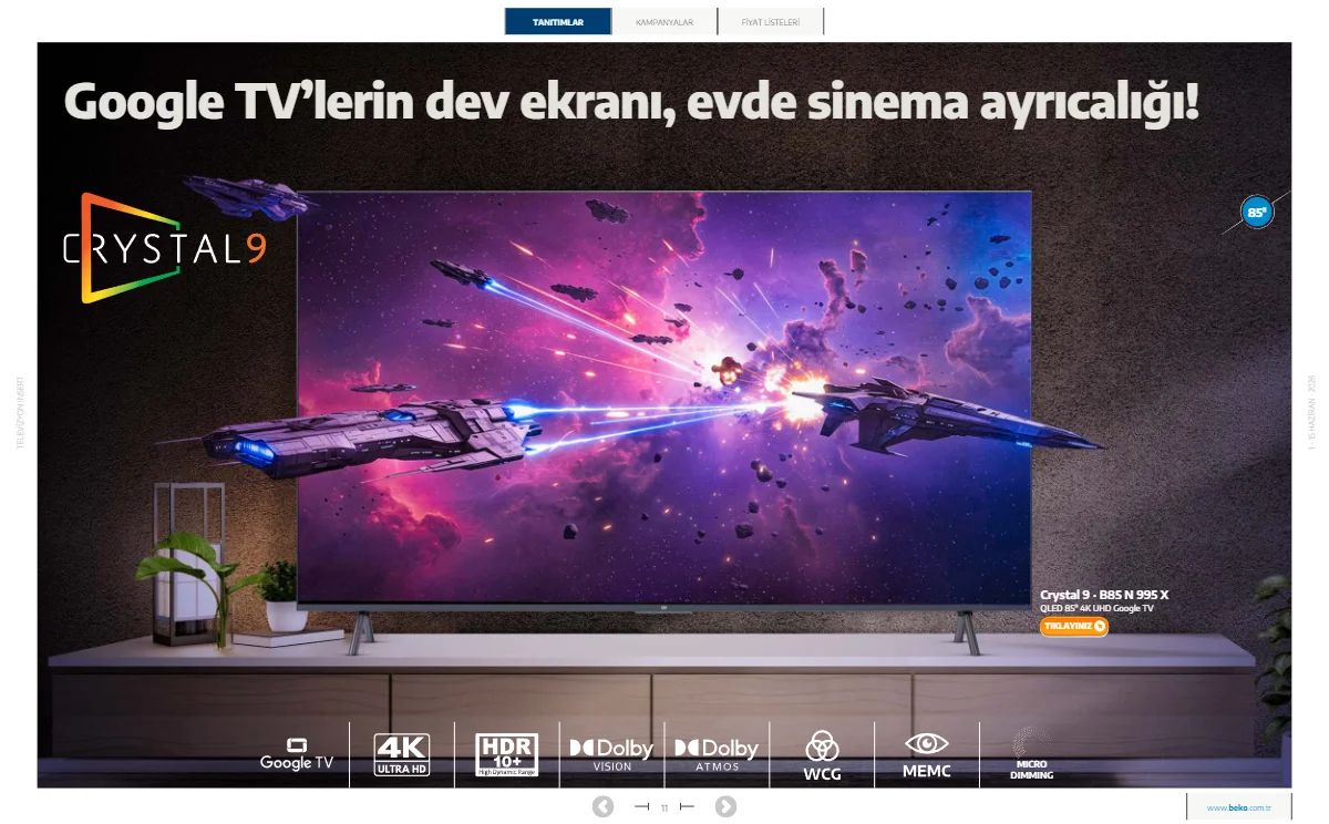 Beko 1 Haziran 2026 Aktüel Kataloğu Sayfa 11