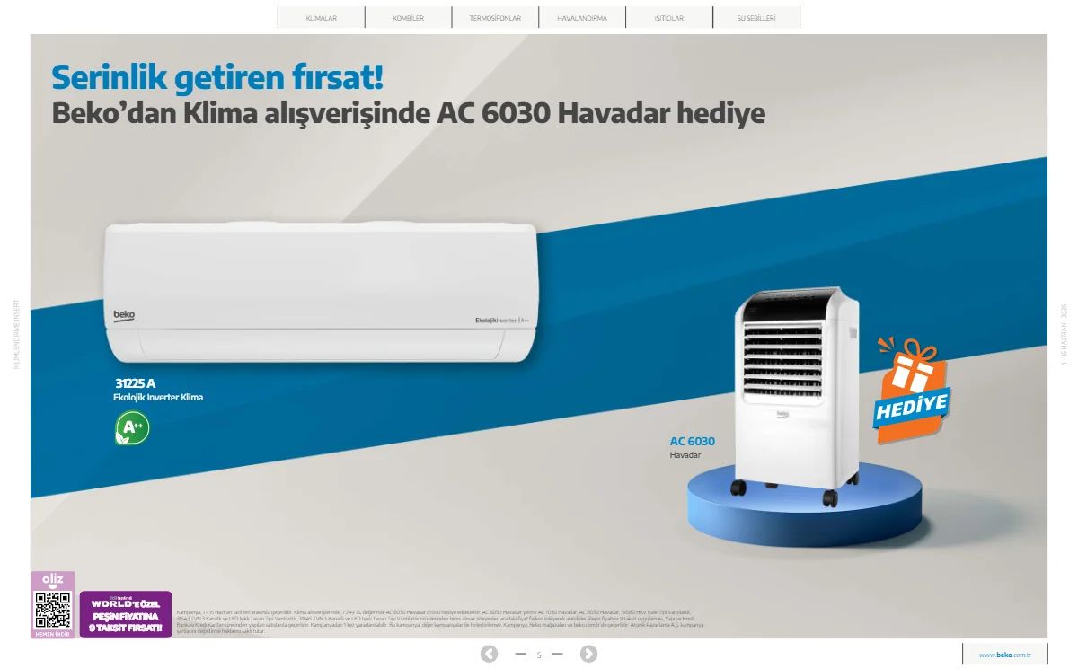 Beko 1 Haziran 2026 Aktüel Kataloğu Sayfa 5
