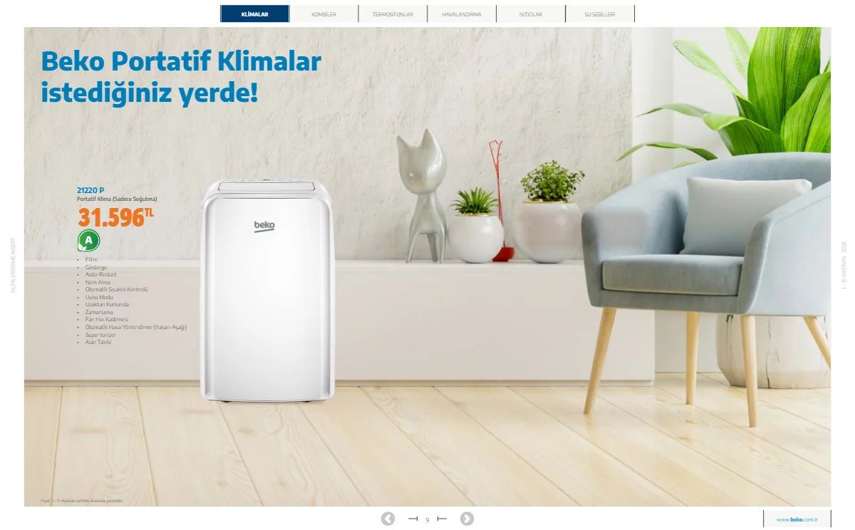 Beko 1 Haziran 2026 Aktüel Kataloğu Sayfa 9