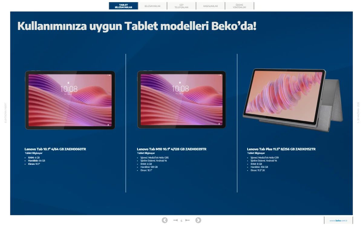 Beko 1 Haziran 2026 Aktüel Kataloğu Sayfa 6