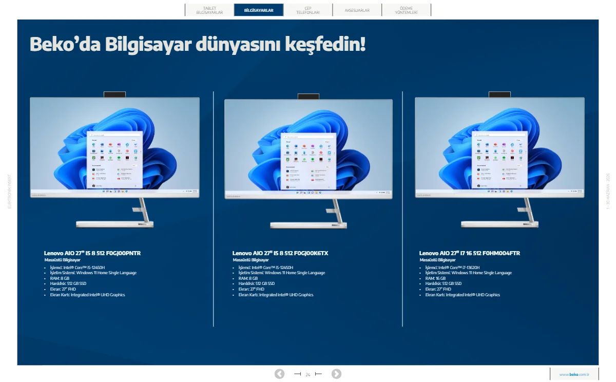 Beko 1 Haziran 2026 Aktüel Kataloğu Sayfa 24